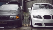 Black and White BMW 3 series